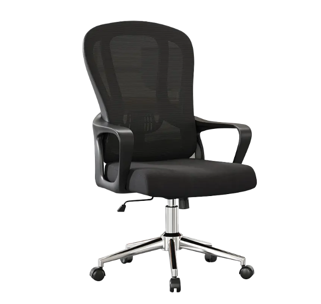 Why has the mesh design of the Low Noise Roller Mesh Office Chair become a new trend in modern office chairs?